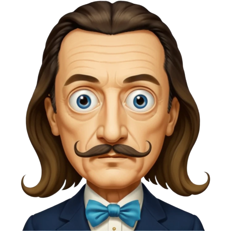 salvador dali headshot emoji
