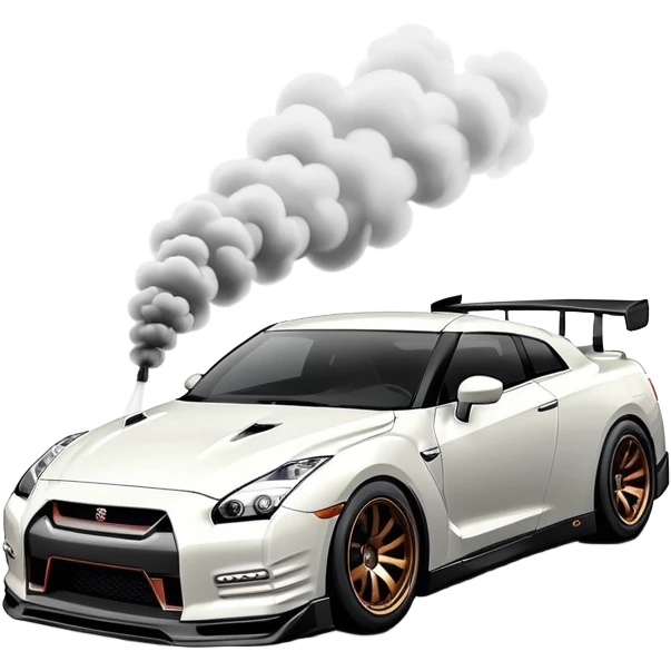 Make a gtr drifting emoji