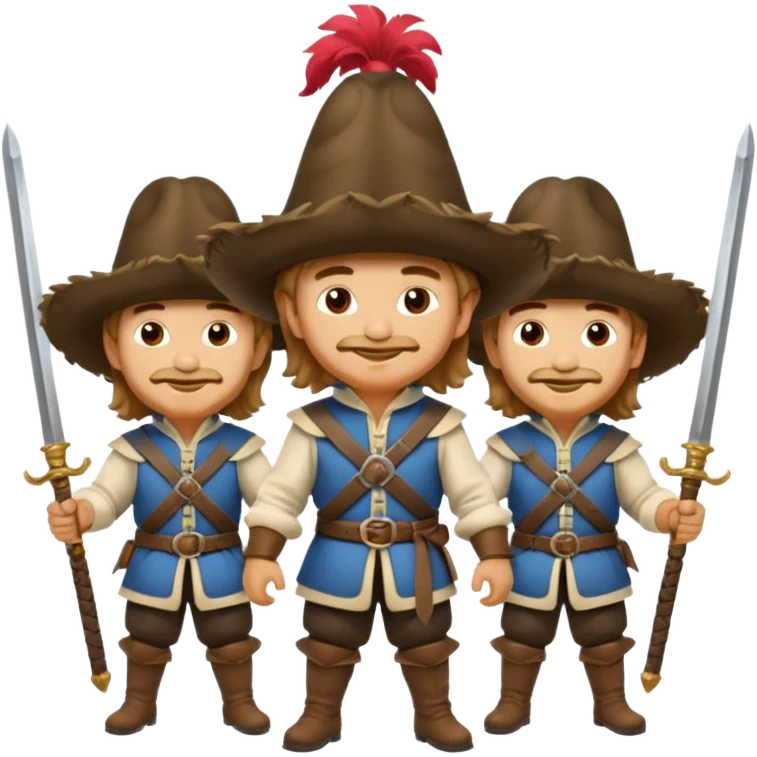 3 musketeers emoji