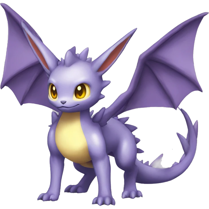 Shiny-Dragon-Eeveelution-Fakemon-Pokémon full body emoji