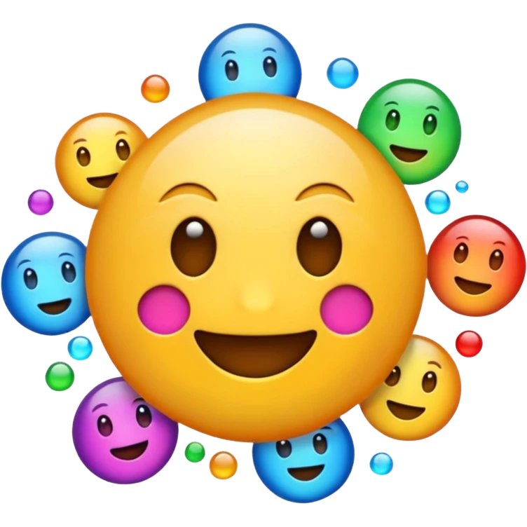 Create emoji coming out from portal open emoji