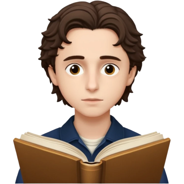 timothee read book emoji