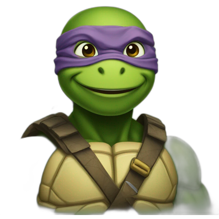 Leonardo the ninja turtle emoji