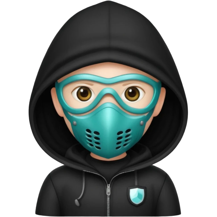 squid game guard wearing mask emoji