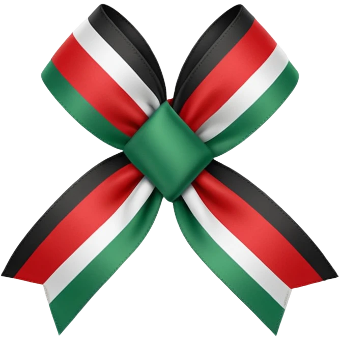 Palestine ribbon  emoji