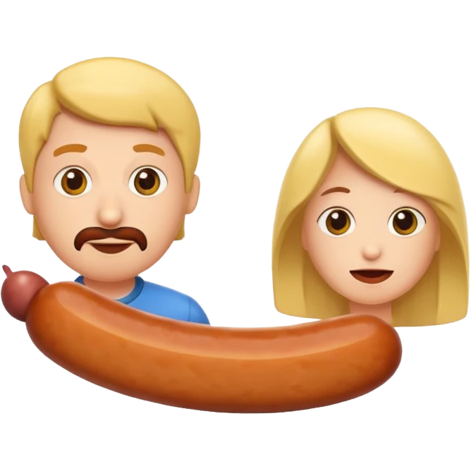 sausage eaters human emoji