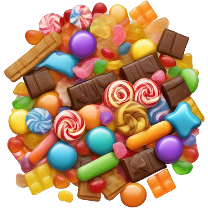 Candy pile emoji