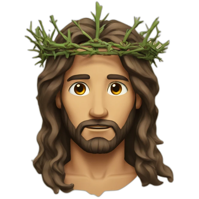 Jesuschrist Crowned With Thorns emoji