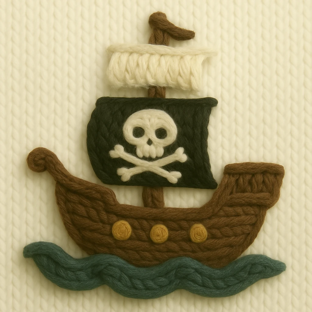 pirate ship emoji