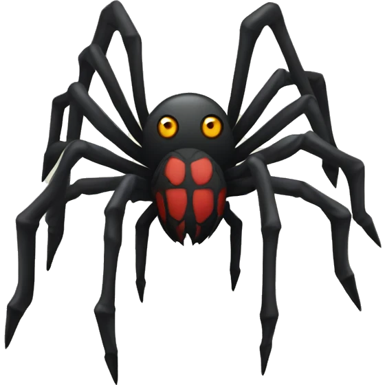 giant spider scary emoji