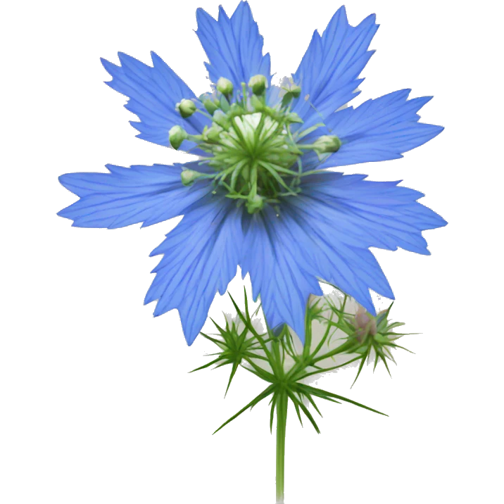 love-in-a-mist flower emoji