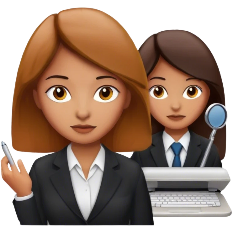 travel girl+corporate work as designer emoji