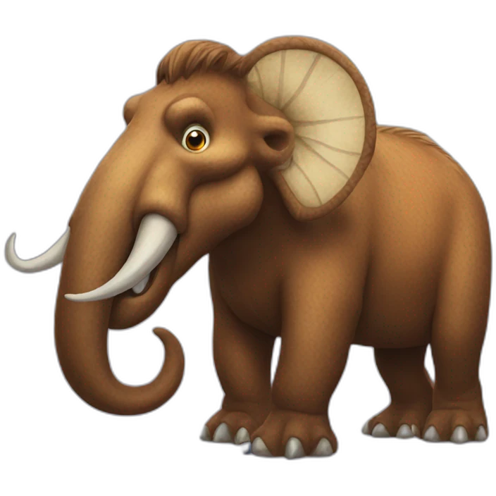 Mammoth-TRex emoji