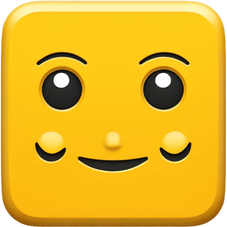 Square yellow color and teks YGZ emoji