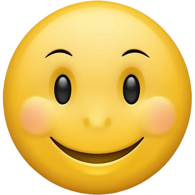Innocent smiley face emoji