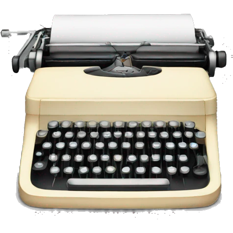 Typewriter emoji