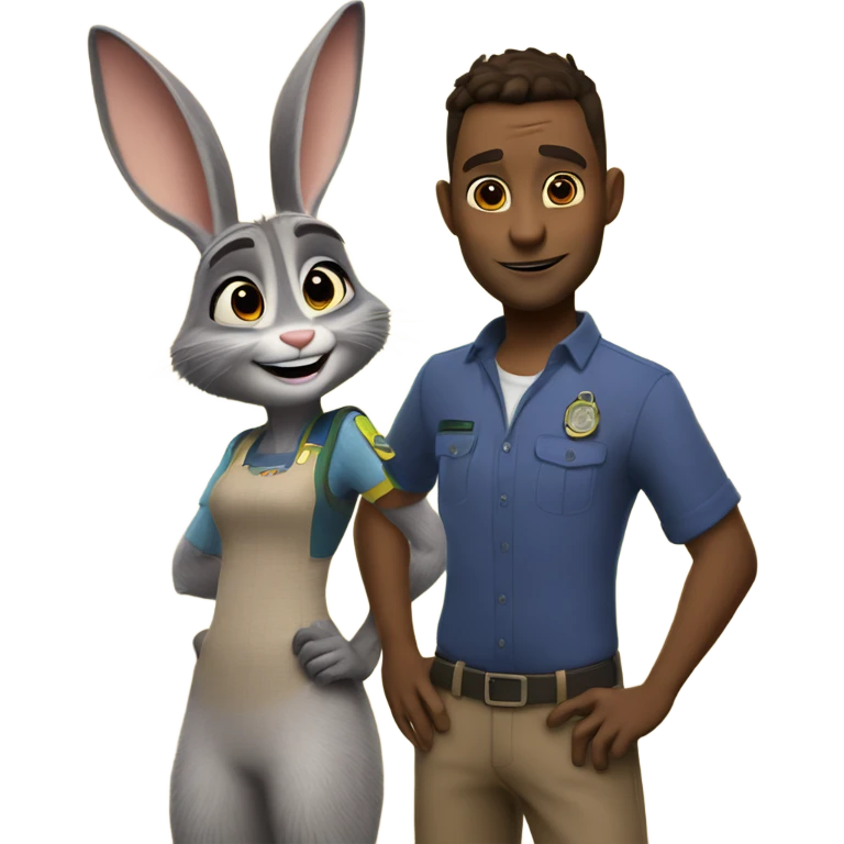 Judy Hopps and Nick emoji