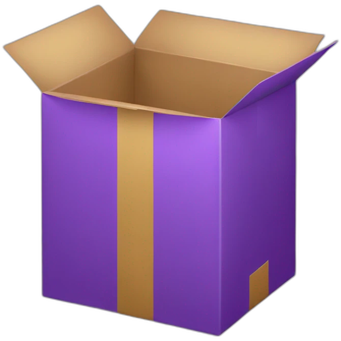 purple box emoji