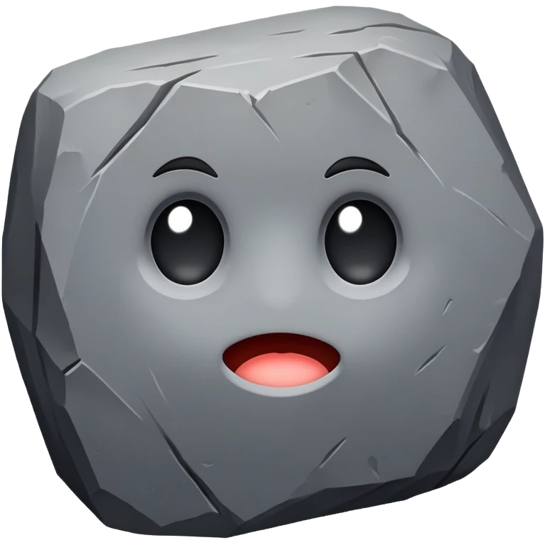 The rock emoji