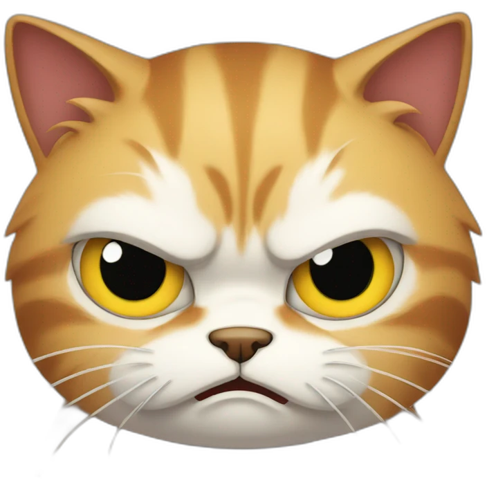 Angry cat emoji
