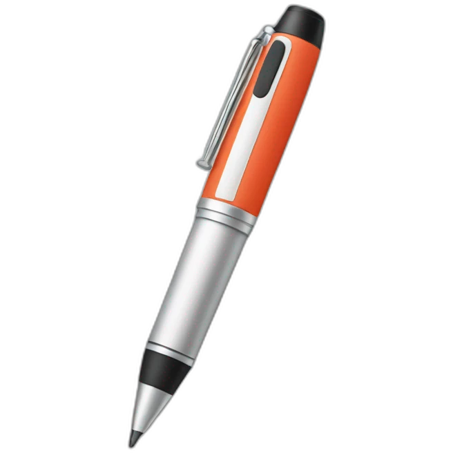 stylo sur ordinateur emoji