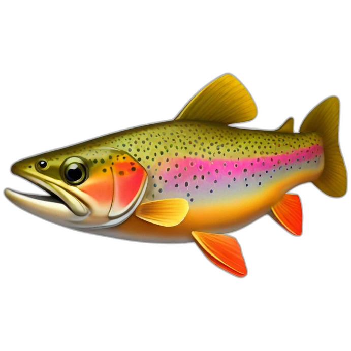 Cutthroat trout emoji