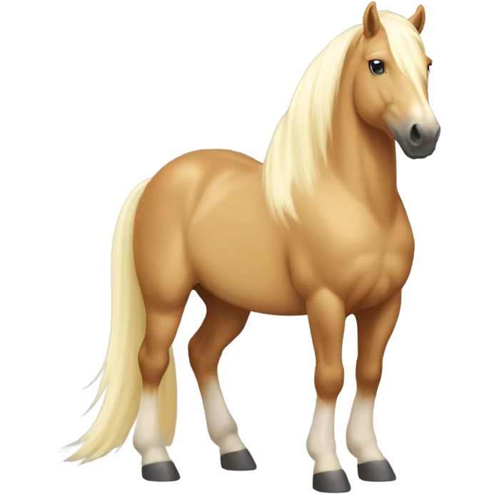 Palomino pony emoji