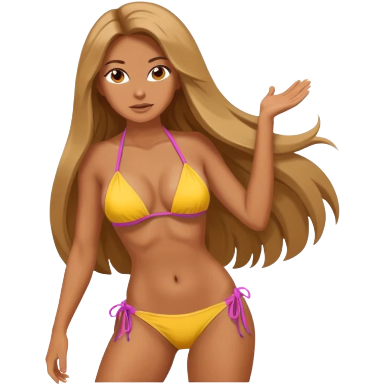 Femme en levrette emoji