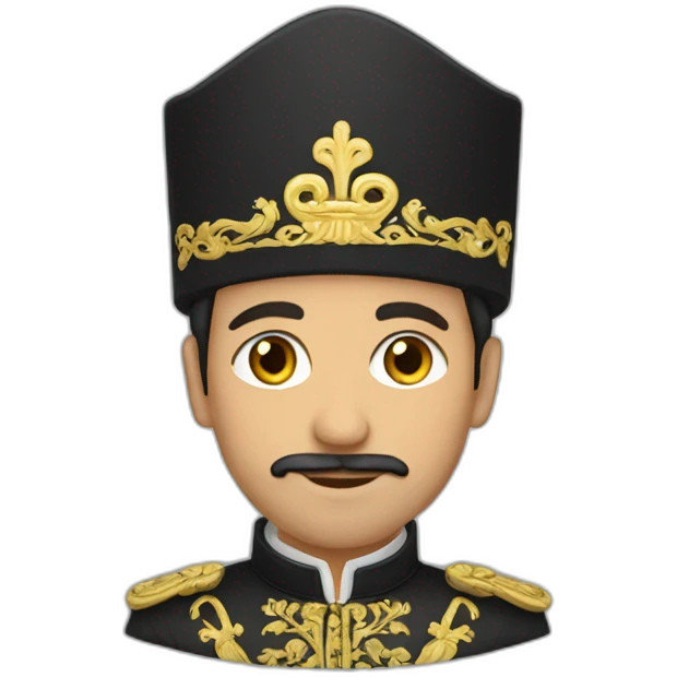 Orthodox Georgian, in national dress emoji