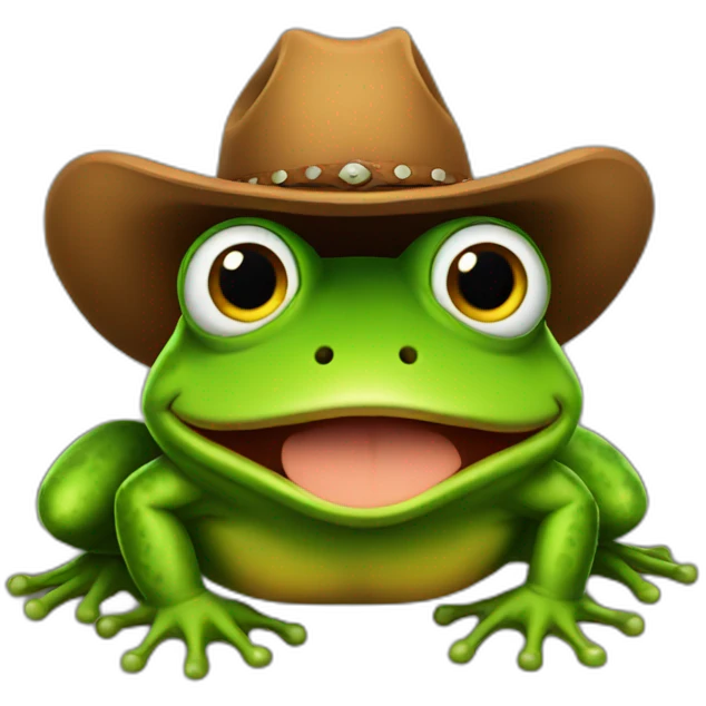 cowboy frog emoji