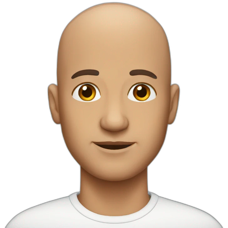 bald man emoji