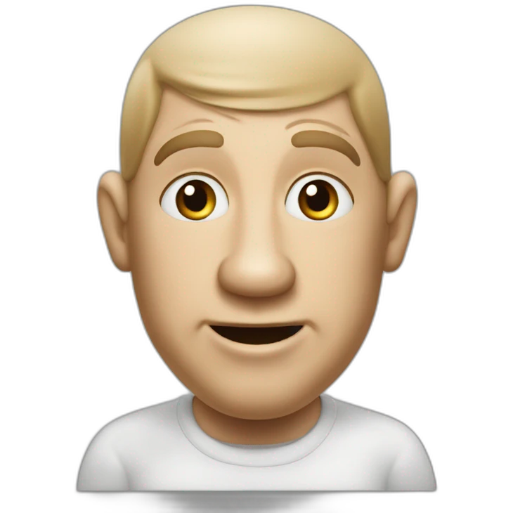 Curly joe of the three stooges emoji
