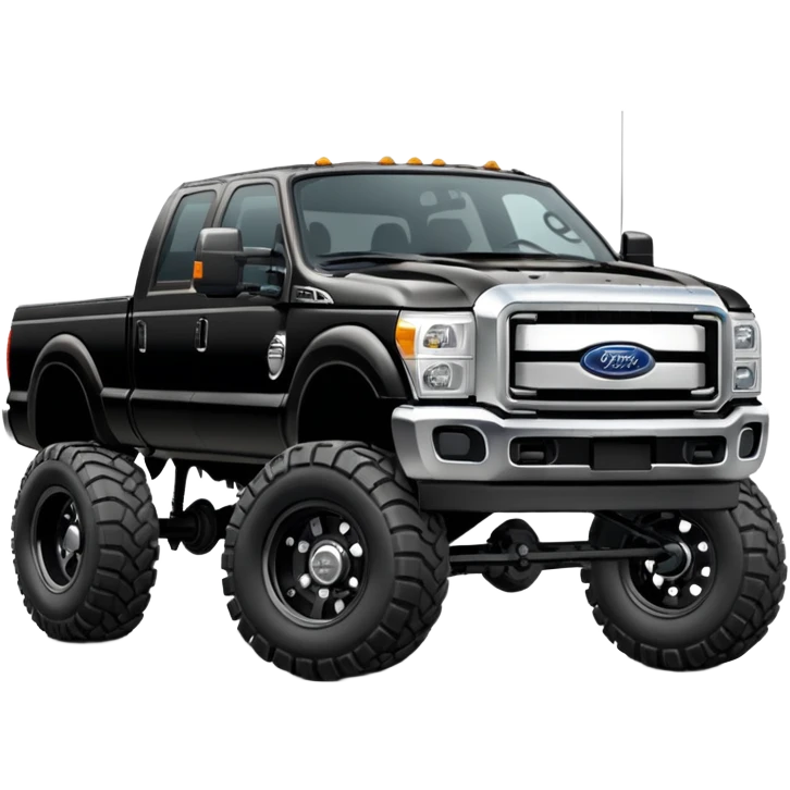 Lifted ford f350 emoji