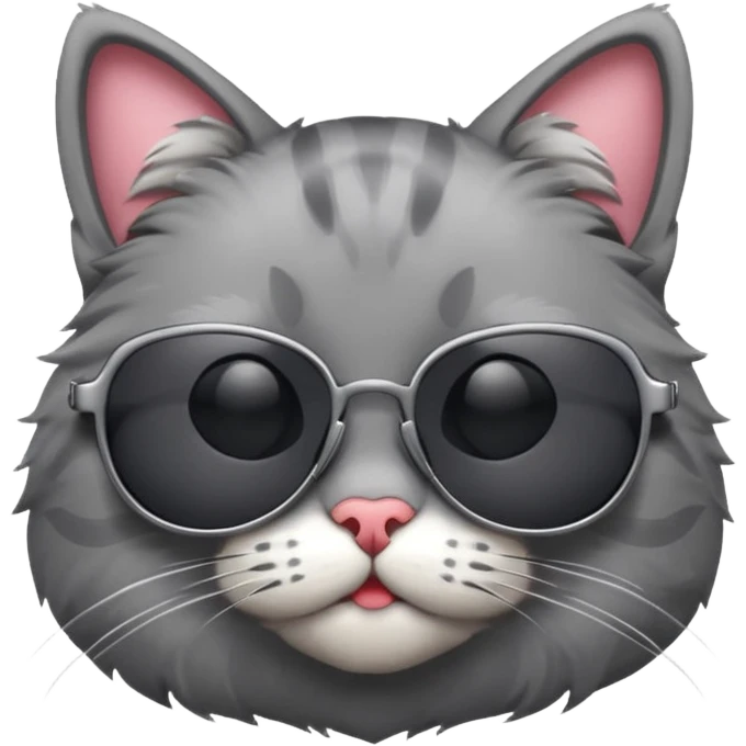 Cat wearing sunglasses emoji