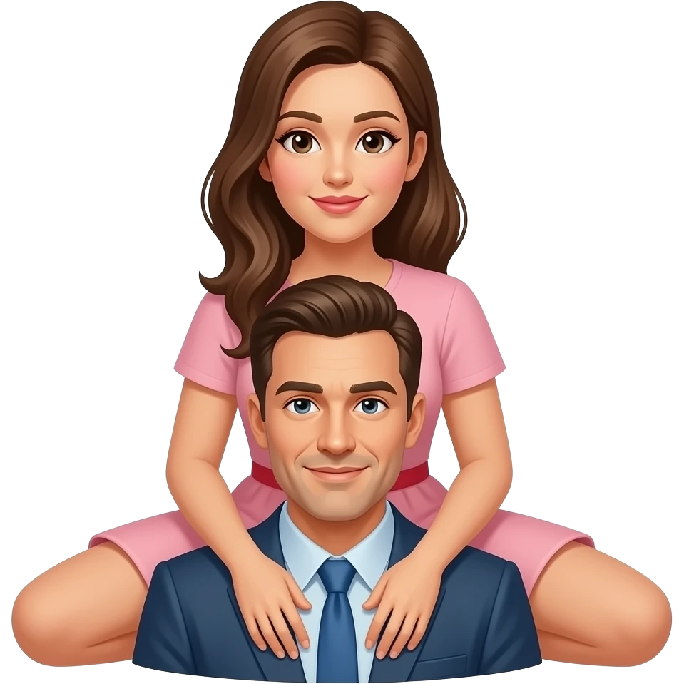 Fenme a 4 genoux  l'homme derriere emoji