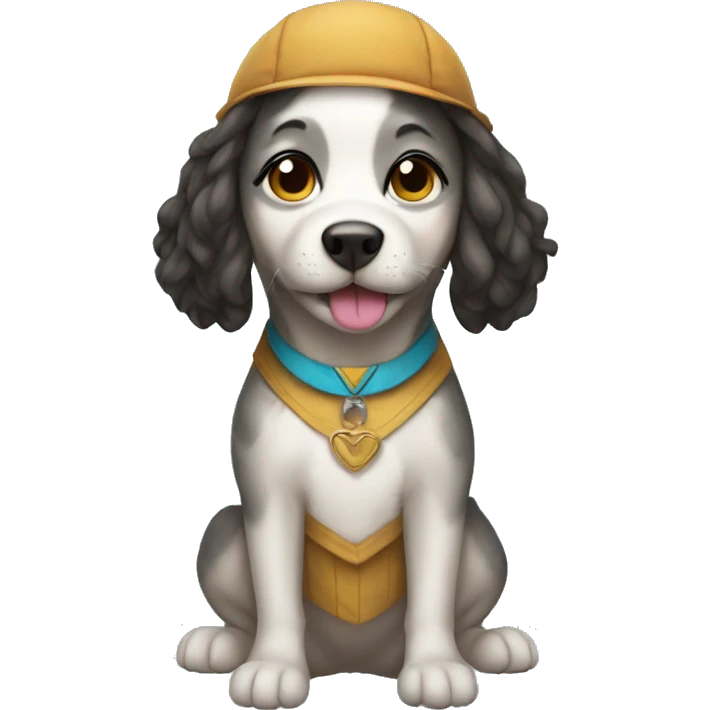 dog daughter in costume  emoji