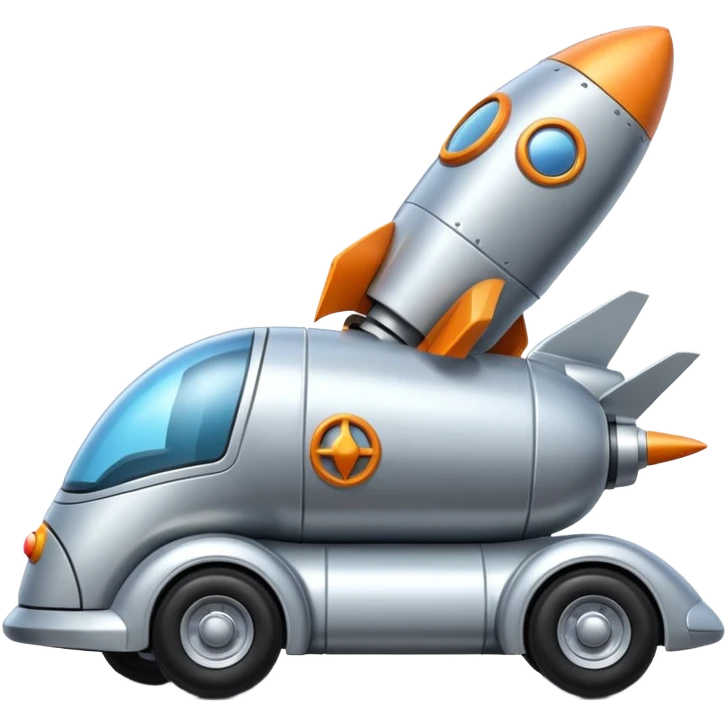  Flintstones futuristic rocket-powered tall robot moving van launch vehicle  emoji