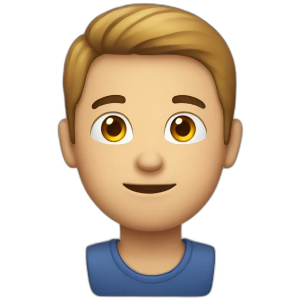homme qui fait un coeur avec ses main emoji