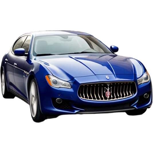 Maserati Quattroporte (2022) – cinematic-realistic Maserati Quattroporte emoji, its striking Italian design turning heads as it effortlessly maneuvers through the streets of Milan. The engine roars with Italian flair, echoing the car's racing heritage while enveloping the driver in an atmosphere of true luxury. emoji