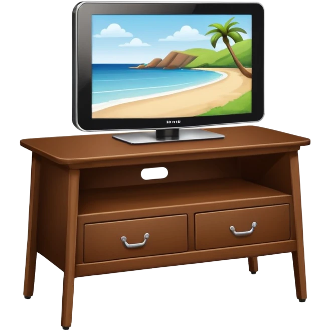 Make a tv table emoji emoji