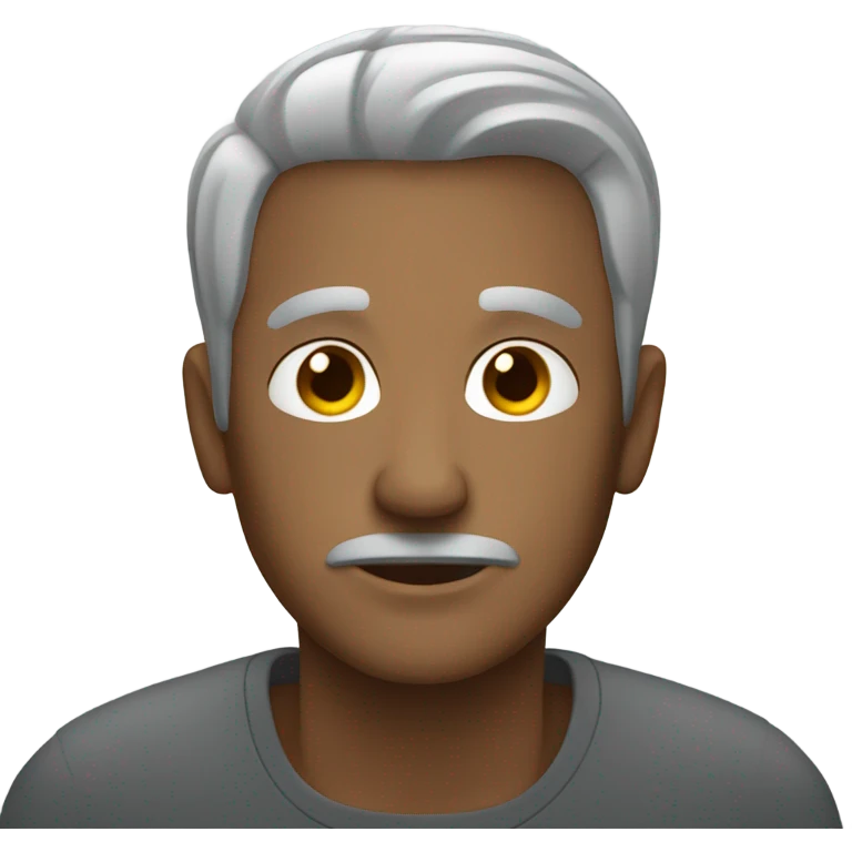 grey man laying down emoji