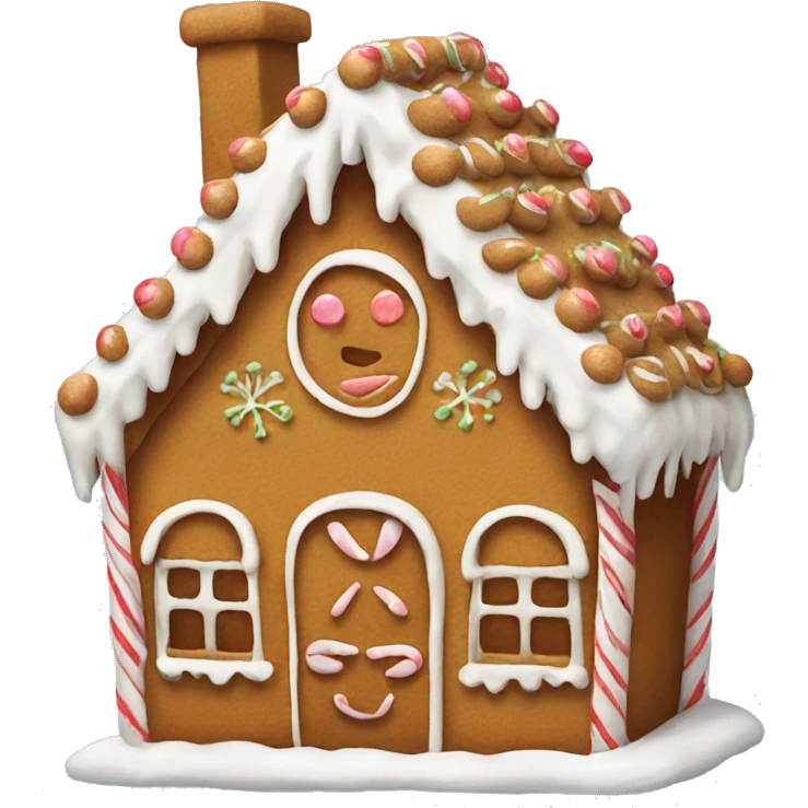 gingerbread house emoji