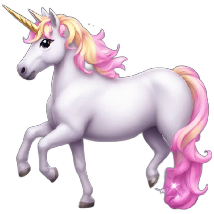 unicorn sparkle emoji