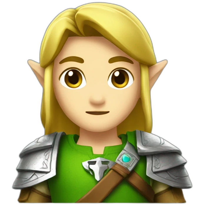 Link calein Zelda emoji