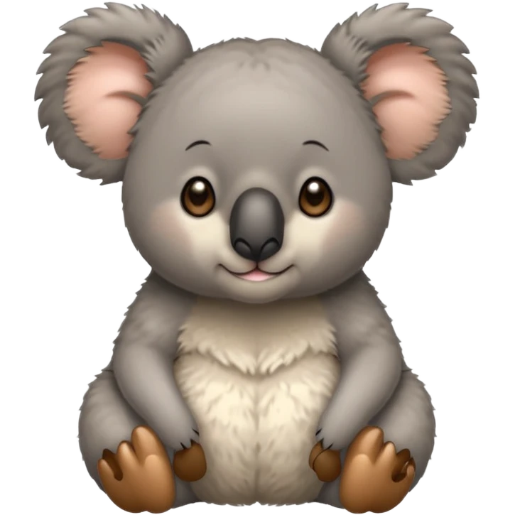 Koala with earrings emoji