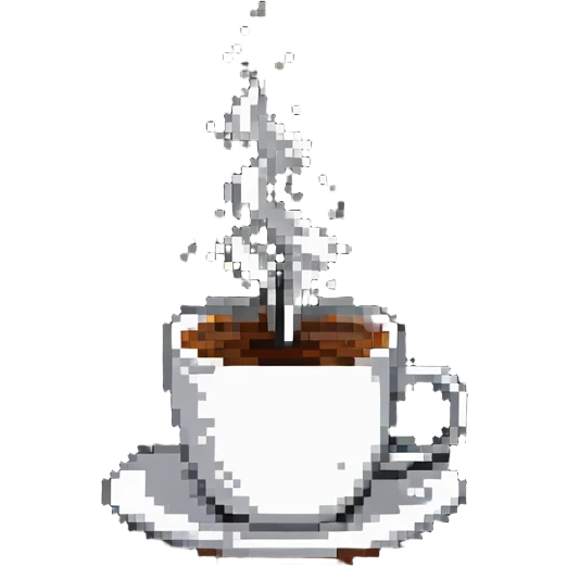 hot coffee with steam rising emoji