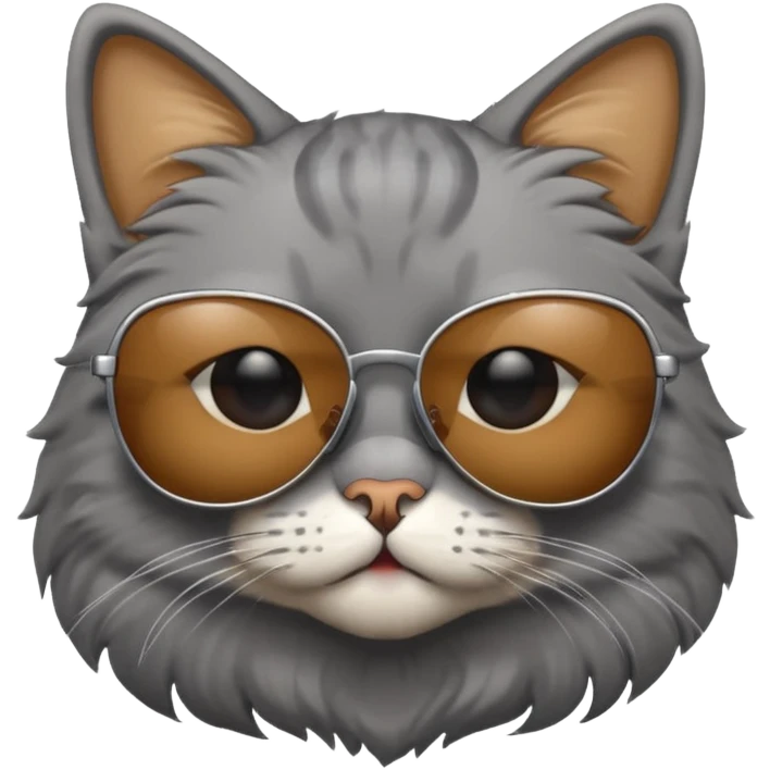 Cat wearing sunglasses emoji