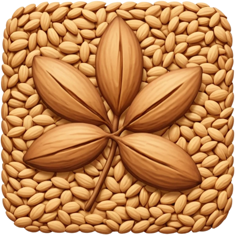 Grain of almond and oats emoji