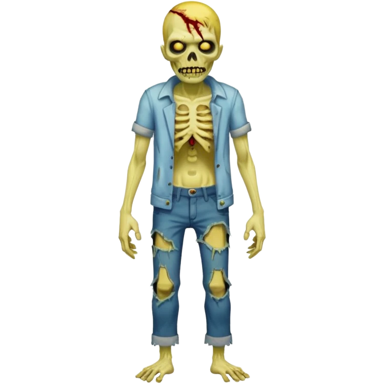 yellow zombie emoji