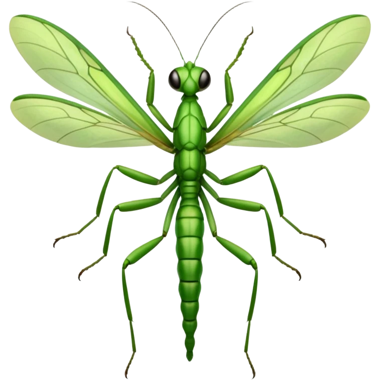 mantide religiosa visione semi laterale semi  frontale emoji